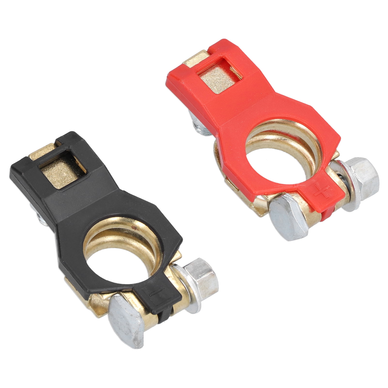 Tebru Battery Terminal Set,5 Sets Battery Terminal Car Positive Negative Connector Clamp For