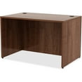 thumbnail image 3 of Lorell Laminate Desk 48"x30"x29-1/2" Walnut 34389, 3 of 6