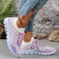 thumbnail image 6 of YOUYEDIAN Orthopedic Dress Shoes for Women Arch Support Non Slip Slip on Nurse Shoes Wide Width Mesh Stretch House Shoes Comfort 2026 New Orthopedic Shoes (Purple), 6 of 6