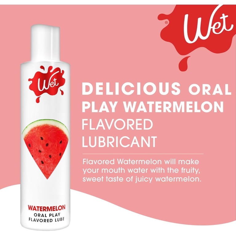 Wet Flavored Water-Based Lube, Luxury Edible Personal Lubricant,  Watermelon, 9.0 fl oz - Walmart.com