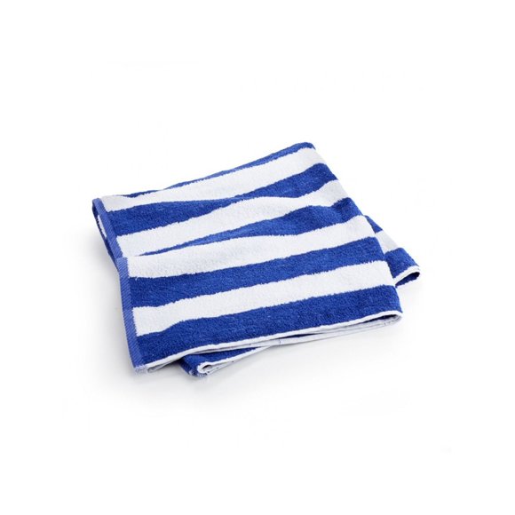 ADONIS Cabana Pool Towels 25" x 50" #10.50Lbs/dz Blue-White Striped Full Terry 6/Pack