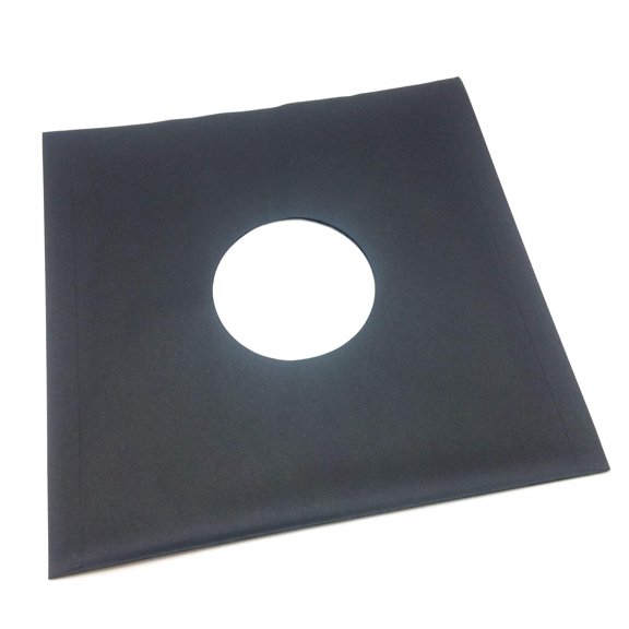 12" Black Craft Rice Paper Vinyl Disc LP Record Sleeve - pack of 20