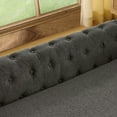 thumbnail image 7 of Kumix Elegant Rectangular Pet Bed for Big and Oversized Dogs, Durable Elevated Dog Sofa Bed, Comfortable Dog Sofa, Modern and Fashionable Linen Fabric Dog Sofa-DARK GREY, 7 of 7