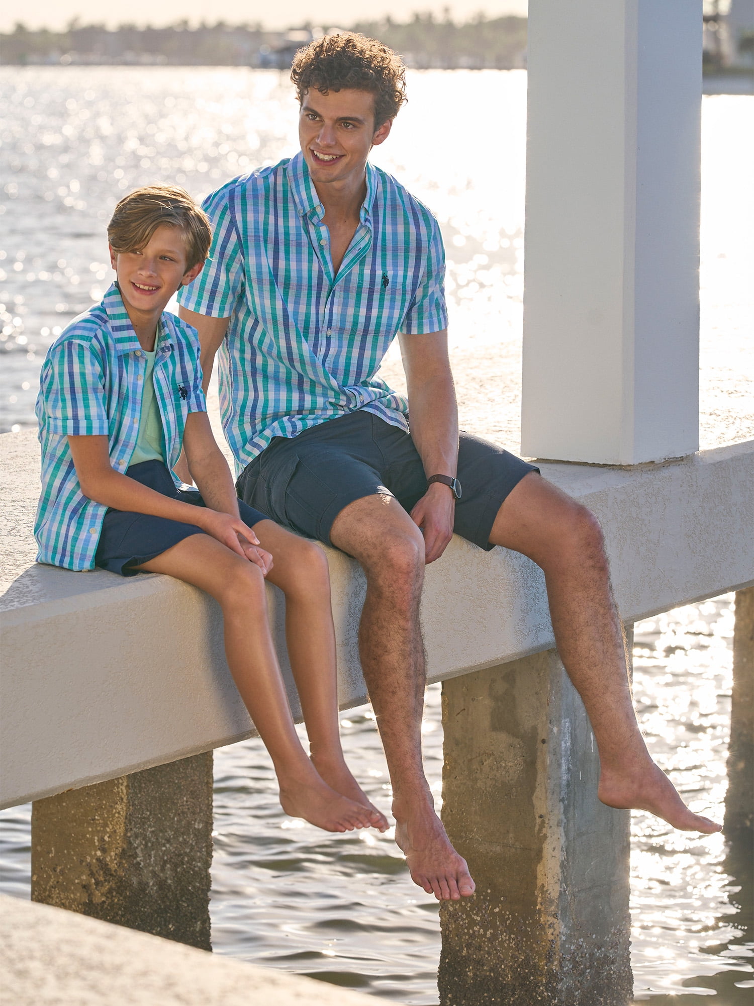 U.S. Polo Assn. Men's Short Sleeve Woven Shirt