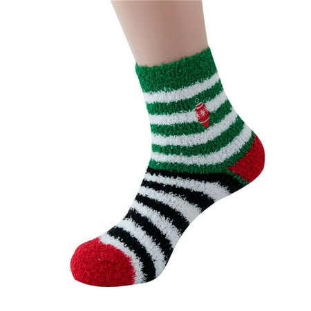 

ketyyh-chn99 Socks Boys Socks 4-6 Years Warm Christmas Fashion Windproof Printing Mid Tube Socks Long Tube Cotton