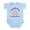 Sky Blue, variant on CafePress - MMA Baby Infant Bodysuit - Baby Light Bodysuit, Size Newborn - 24 Months