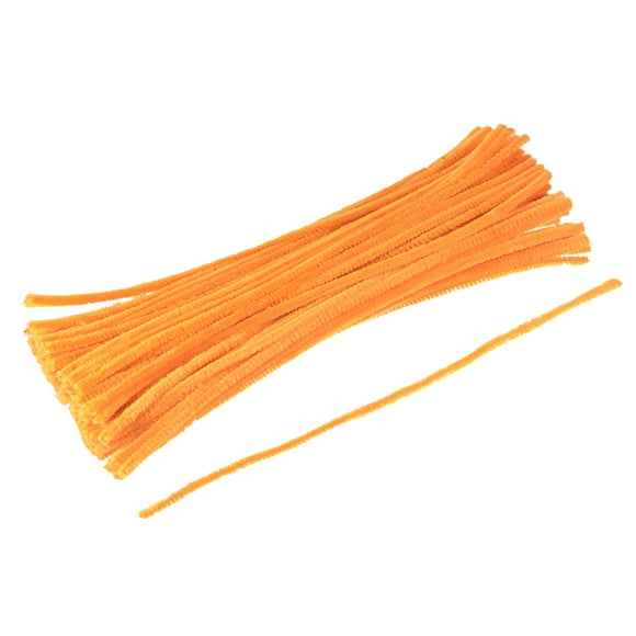 Uxcell 30cm/12 inch Pipe Cleaners Chenille Stems for DIY Art Crafts Yellow 200 Pack
