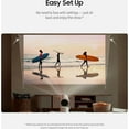 thumbnail image 3 of Open Box Samsung 30" - 100" The Freestyle 2nd Gen with Gaming Hub Smart Portable Projector, FHD, HDR, Big Screen Home Theater Experience, 360 Sound, SP-LFF3CLAXXZA, 2023 Model, 3 of 12