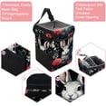 thumbnail image 2 of Rabbit Foldable Car Trash Can with Lid, Leak-proof Mini Trash Can, Hanging Storage Bag, Car Trash Bin, 2 of 6