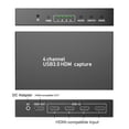 thumbnail image 5 of 264 4x1 HD 1080P 60fps USB3.0 Video Capture Card Game Recording Box PC HD Multi-Viewer 4 Channel Screen Switch ,enhances work efficiency, 5 of 5