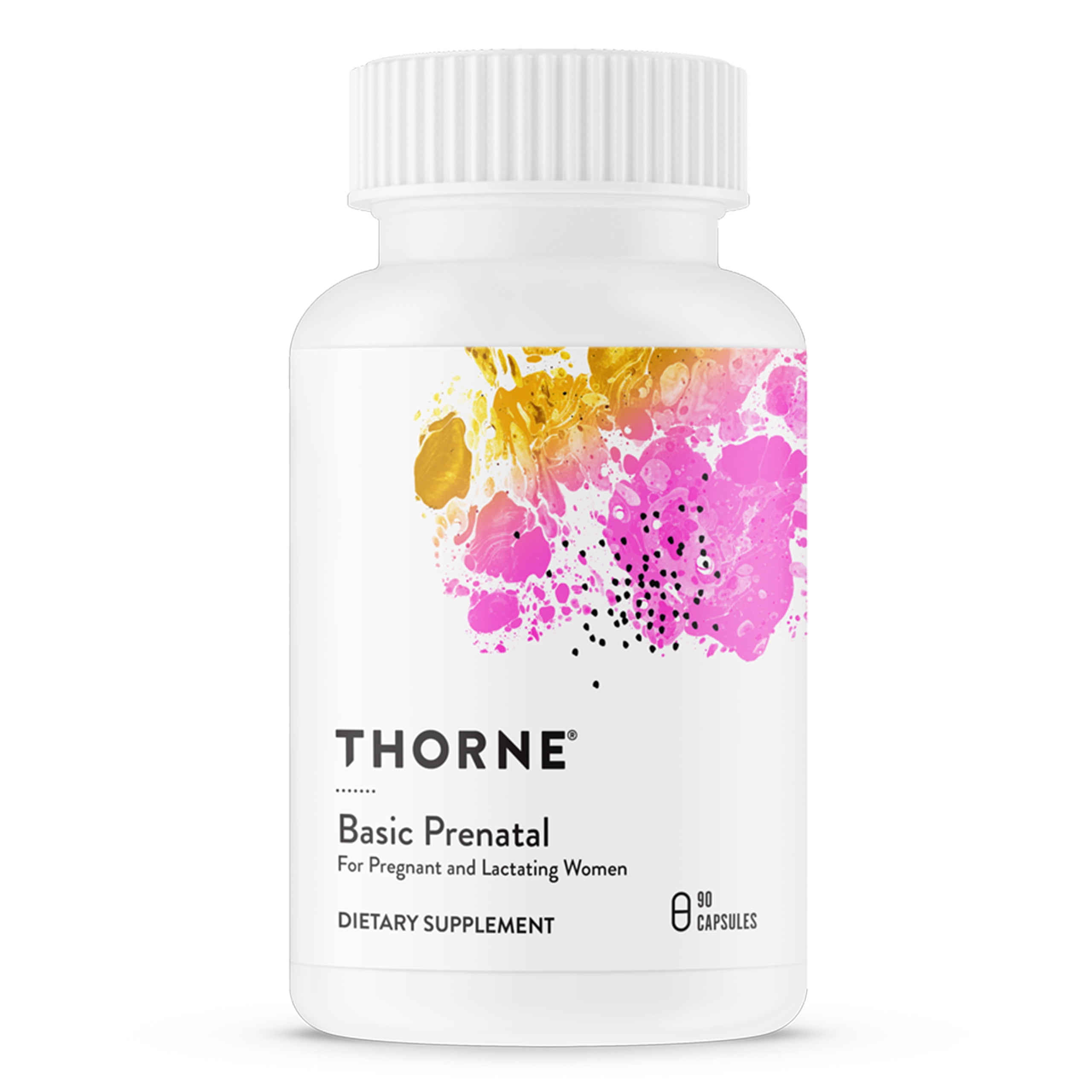 Thorne Research Basic Prenatal Folate Multivitamin for Pregnant and
