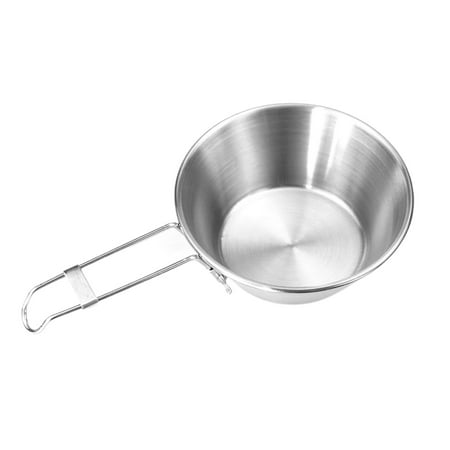 

300ML Stainless Steel Folding Bowl Wide Mouth Bowl for Camping