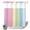 TextureZF4650, variant on No Hook Shower Curtain with Built-in Rings - Rainbow Minimalnist Stripe Washable Waterproof Fabric Bathroom Curtains for Hotel,Rentals, Stall 36 X 78 Inch , Candy Texture