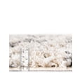 thumbnail image 5 of Unique Loom Hygge Shag Collection Area Rug - Trellis (8' Square Beige/Gray), 5 of 7