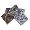 thumbnail image 3 of Floral Pocket Square for Sports, Travel, Work, Grooms, Weddings, Prom, 3 of 13