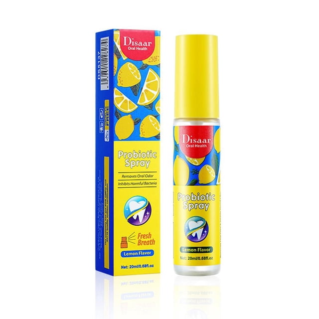 CAIROYAR Elimina el mal aliento y los malos olores con el spray para el aliento de limón, uva y menta