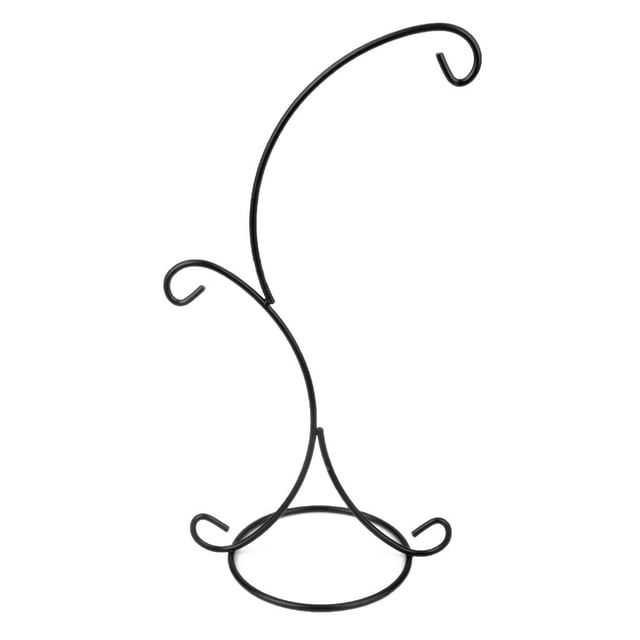 Soporte Para Plantas Colgantes De Hierro, 2 Ganchos Para Decoración De Jardín Y Paisajismo, Color Negro Sunnimix none