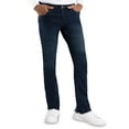 thumbnail image 3 of CULTURA Men's Saddle Stitch Modern Fit Jeans, Blue Black, 32X32, 3 of 7