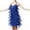 Blue, variant on Women's Sparkly Glitter Sequin Tassel Flapper Dress 1920s Vintage Fringe V Neck Latin Ballroom Dance Costume Bodycon Mini Dress Cocktail Dress for Evening Party