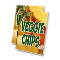 thumbnail image 1 of Veggie Chips (24" X 36") 4mm Corrugated Plastic Panel, Graphics Applied To 1 Side (Pk of 2), 1 of 4