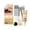 B, variant on Eyebrow Tint Kit Light Brown, Eyelash and Brow Dyeing Set with Long Lasting Color, Gentle Formula for At-Home Use, Complete Kit with Brushes and Developer, Easy Application for Natural Look