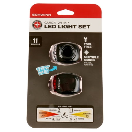 Schwinn 11 Lumen Quick Wrap Light Set