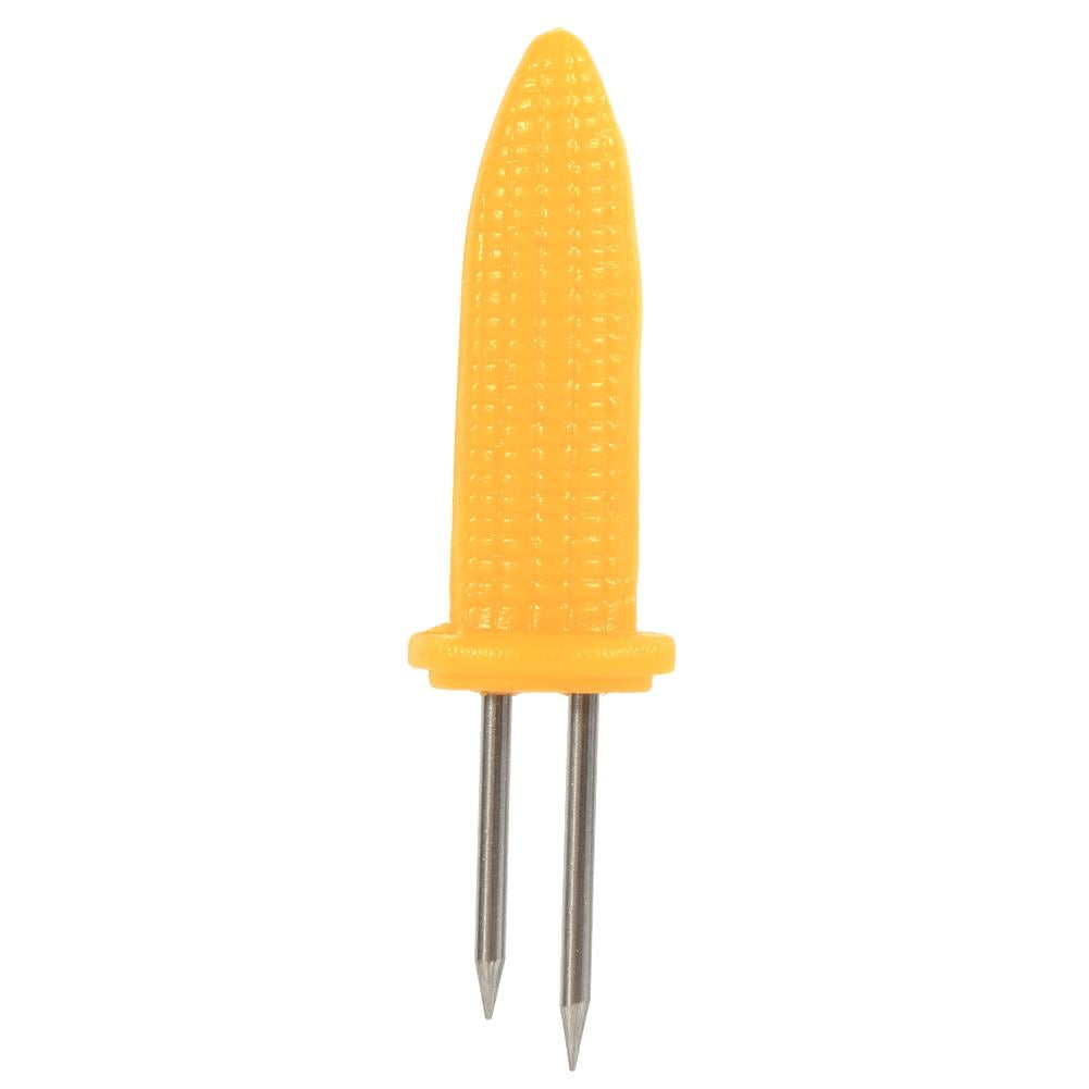 Corn Skewers Corn on the Cob Fork Holders Stainless Steel Fork BBQ Skewer Prongs