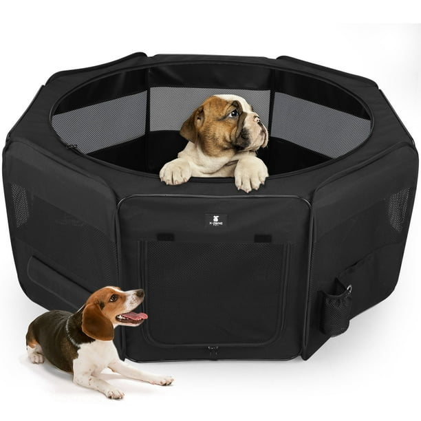 XZONE PET Portable Foldable Pet Dog Cat Playpen Crates Kennel/Premium
