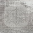 thumbnail image 1 of Ahgly Company Machine Washable Indoor Square Contemporary Pale Silver Gray Area Rugs, 6' Square, 1 of 7