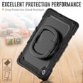 thumbnail image 4 of for Lenovo Tab 10.1/ Tab K10C Case 10.1 inch 2025, 360 Rotating Shockproof Cover with Stand, Handle, Shoulder Strap, Black, 4 of 7