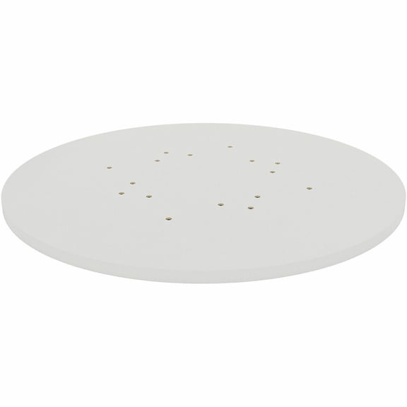 Lorell LLR99875 36 in. Dia. Hospitality, Conference Band Edge Tabletop - White - Round