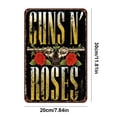 thumbnail image 4 of Placa Metal Vintage Guns N Roses DQrwqpou Pintura Hierro Rectangular Pared 20x30cm, 4 of 9