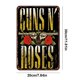 thumbnail image 4 of Placa Metal Vintage Guns N Roses Pintura Hierro Rectangular Pared 20x30cm, 4 of 9