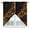 Brown, variant on Brown Marble Kitchen Window Curtains, Swag Curtains Valance for Bedroom Living Room Bathroom, Gold Abstract Vintage Modern Ombre Art Rod Pocket Window Treatment Curtain Block Drapes 2 Panels 28"x36"
