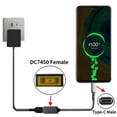 thumbnail image 5 of DC Slim Tip Female Input to USB C PD Male Power Charging Cable,for Lenovo Thinkpad Rectangle Mouth Power Adaptor to USB Type-C, 5 of 12