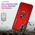 thumbnail image 3 of Asuwish Compatible with Motorola Moto G Power 5G 2024 Phone Case Tempered Glass Screen Protector Slim Magnetic Ring Holder Stand Hybrid Protective Cell Cover for GPower G5 Women Men Red, 3 of 9