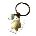 Ornaments Indoor&2024 Travel Turtle Keychain Wherever You May Wander