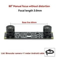 thumbnail image 3 of Global Shutter Synchronization Dual USB Camera Module 4MP 3840x1080 High Frame Rate 60fps with 80 Degree Lens/3.0mm, 3 of 5
