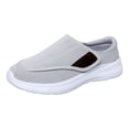 thumbnail image 4 of Rokment Orthopedic Walking Shoes for Women Elderly Plantar Fasciitis with Arch Support Lightweight Confortable Mesh Non Slip Work Tennis Nursing Sneakers Grey Size 8.5, 4 of 5