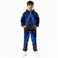 thumbnail image 3 of Mercatoo Toddler Boys Girls Sweatsuit Christmas 2 Piece 𝐓racksuits Kids Xmas Printed Hoodies Sweatshirts and Jogger Set, 3 of 8