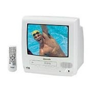 Panasonic PV-C1332W - 13" Diagonal Class CRT TV - with built-in VCR - white