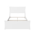 thumbnail image 4 of AFI Metro Full Solid Wood Bed with Footboard with USB Charger in White, 4 of 7