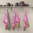 thumbnail image 5 of GZHJMY Tulip Wood Kitchen Dish Towel 1 Pack, Soft Absorbent Dishcloths Reusable Hand Towel Washable Tea Towels for Home Kitchen Bar Table Decor, 28 x 18 Inch Washcloths Decorative Towels, 5 of 7