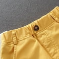 thumbnail image 7 of PINQI Child Sports Short Pants Kids Toddler Baby Boys Solid Spring Summer Cotton Shorts High Waisted Pull On Pants with Pocket for 1 to 7 Years, 7 of 7