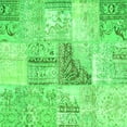 thumbnail image 1 of Ahgly Company Indoor Square Patchwork Green Transitional Area Rugs, 8' Square, 1 of 1