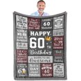 thumbnail image 1 of LHSHID Happy Birthday Blanket Birthday Gifts for Women Happy Birthday to You Soft Throw Blanket Happy Birthday Gifts for Women Women Girl Birthday Gift Ideas Womens Birthday Gifts Size 60x80in, 1 of 6