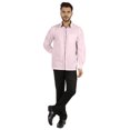 thumbnail image 2 of Bestman Solid Formal Shirt For Mens Button Down Shirt Front Patch Pocket Office Wear, 2 of 7