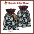 thumbnail image 2 of Rocae Cartoon Koala Bear Print Christmas Drawstring Linen Gift Bag with Drawstrings Treat Bag Goody Present Bags for Christmas Party Favor, 2 of 8