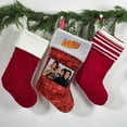thumbnail image 5 of Seinfeld 20 inch Velour Christmas Stocking, Red, Multi-Color, 5 of 5