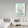 thumbnail image 3 of Trademark Fine Art 'Watercolor Teacups 1' Canvas Art by Jean Plout, 3 of 3